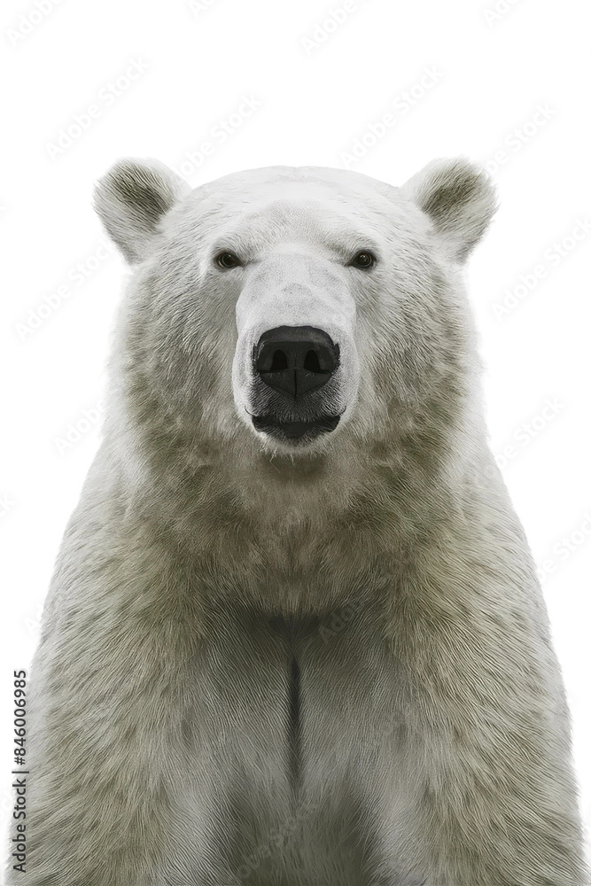 Fototapeta premium Isolated PNG Bear Wildlife, GENERATIVE AI