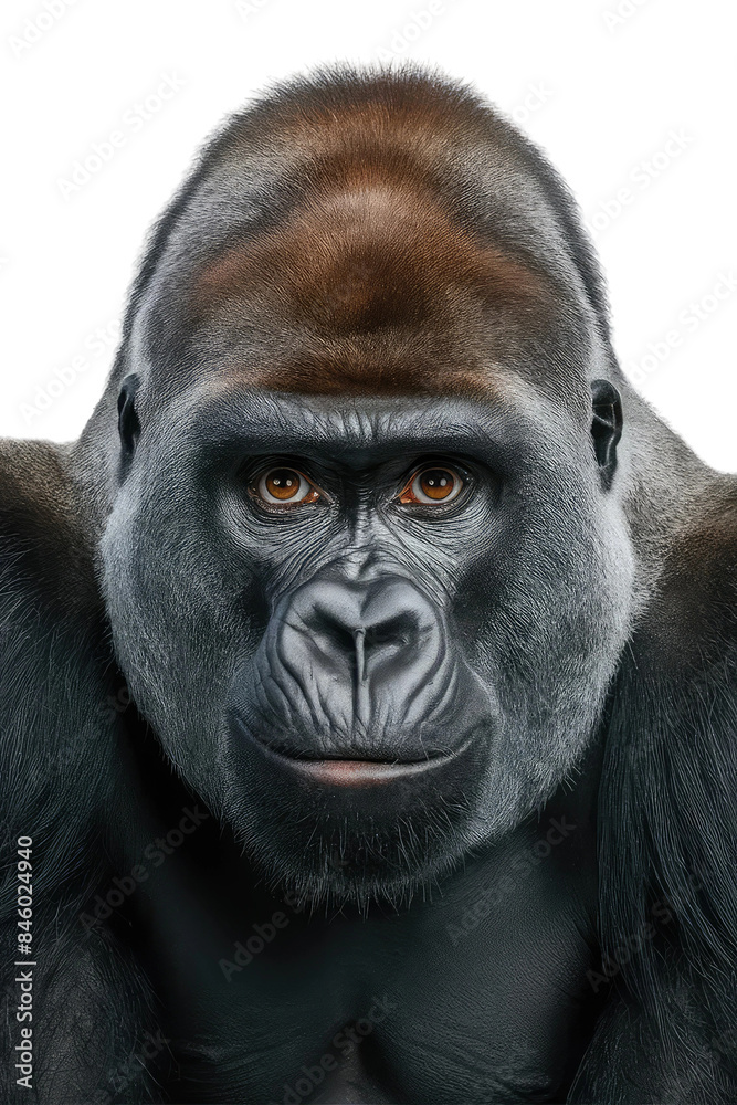 Obraz premium Isolated PNG Ape Wildlife, GENERATIVE AI