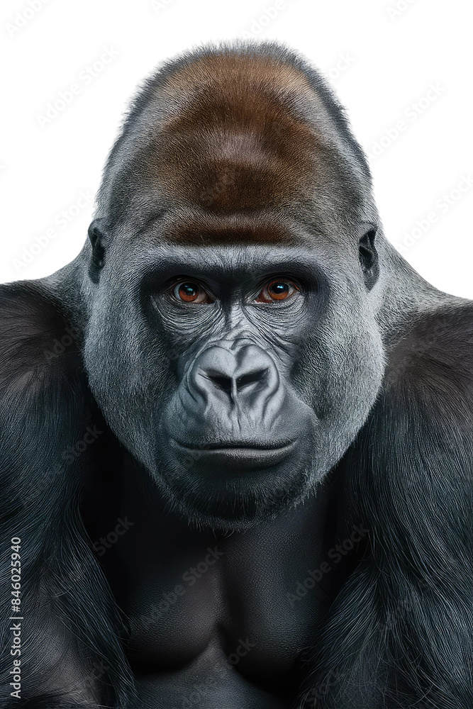 Obraz premium Isolated PNG Ape Wildlife, GENERATIVE AI