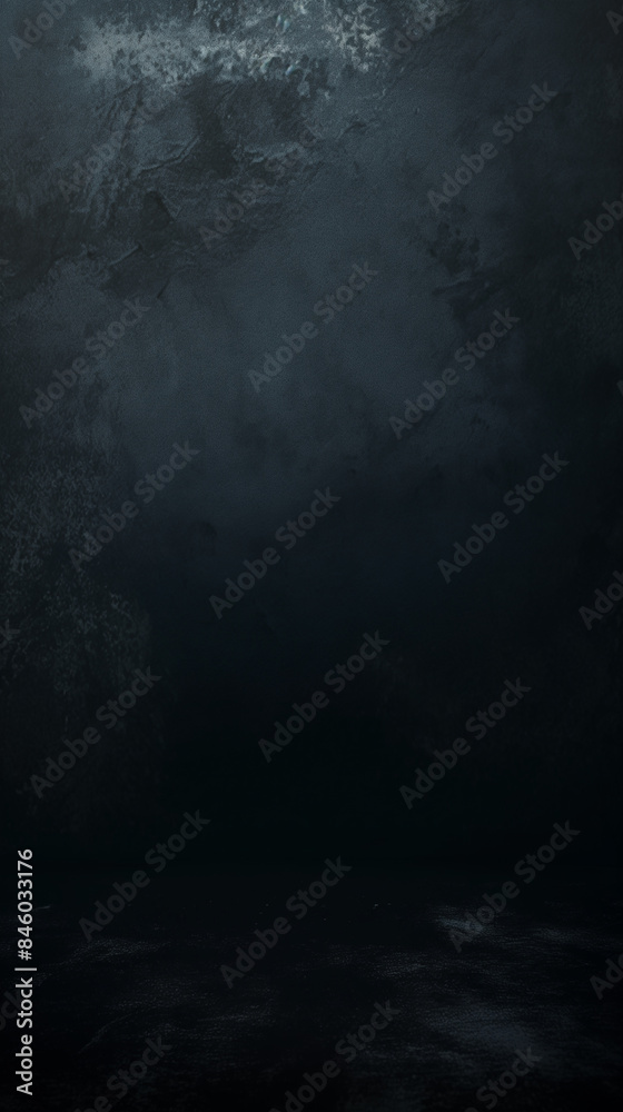 Abstract dark cloudy background with a mysterious, moody, and deep night black texture atmosphere