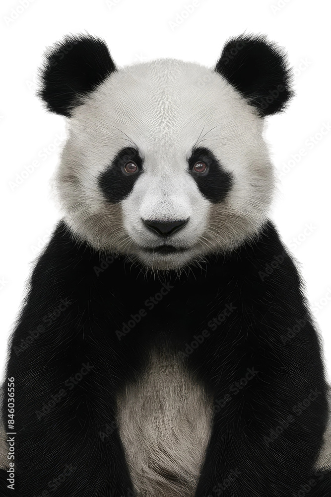 Isolated PNG Panda Wildlife, GENERATIVE AI Isolated PNG Panda Wildlife, GENERATIVE AI