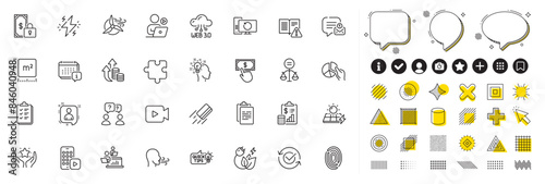 Set of Ethics, Idea and Web3 line icons for web app. Design elements, Social media icons. Breathing exercise, Instruction manual, Windmill turbine icons. Vector
