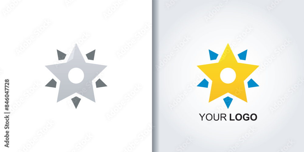 Obraz premium star logo template
