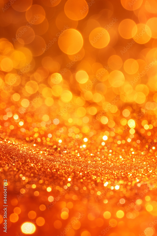 Sparkling orange glitter with bokeh effect, perfect for festive and Halloween-themed designs. Sparkling orange glitter with bokeh effect, perfect for festive and Halloween-themed designs.