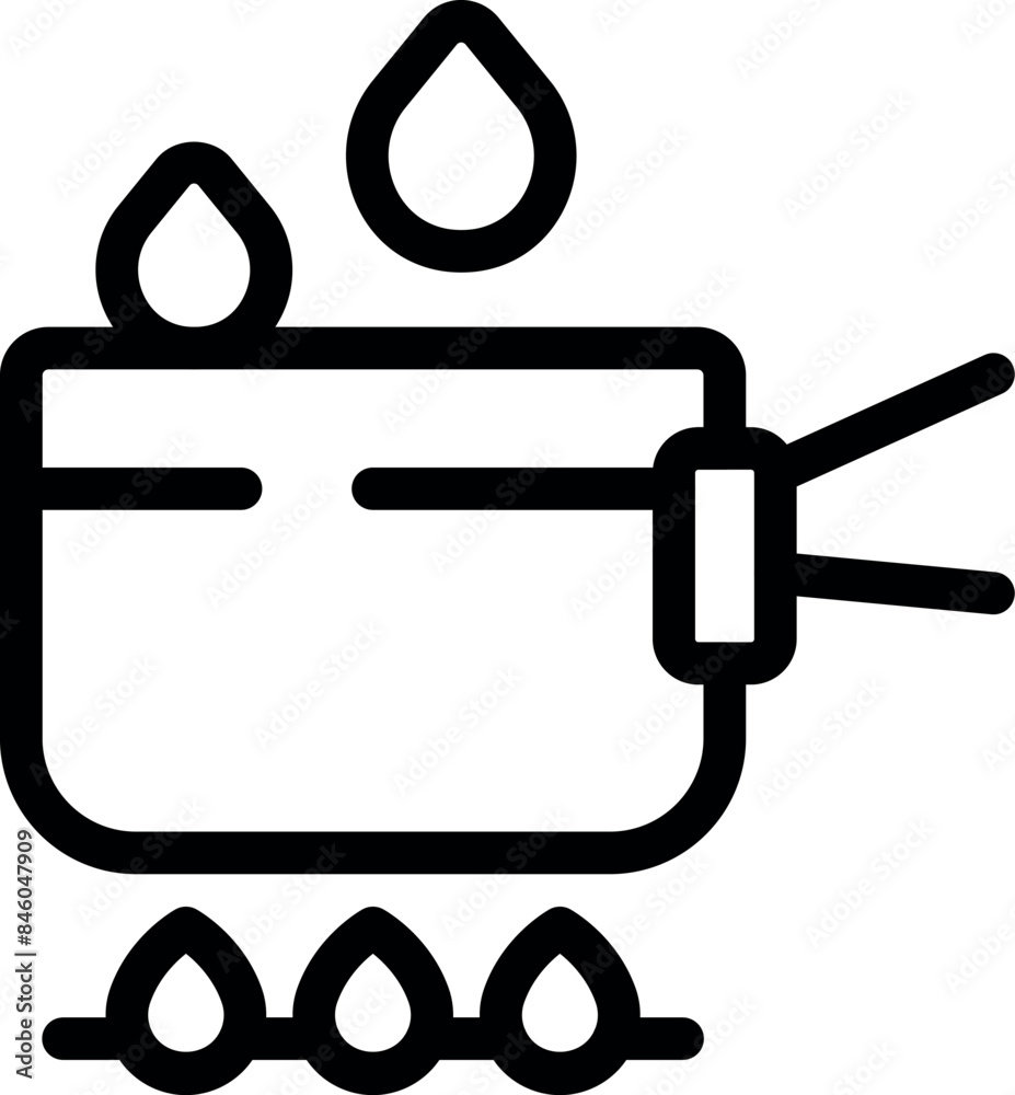 Water boiler heating on gas stove with evaporation using energy for cooking Water boiler heating on gas stove with evaporation using energy for cooking