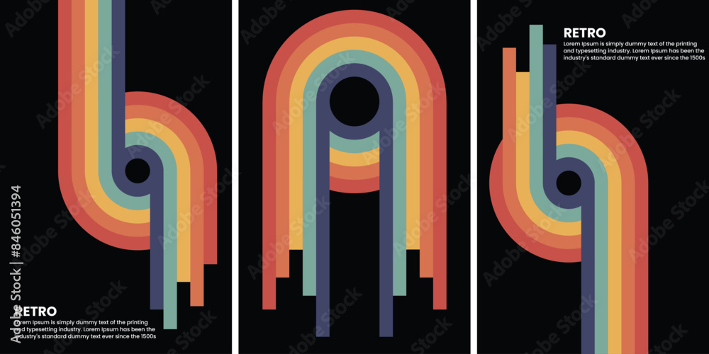 Obraz premium abstract background with rainbow