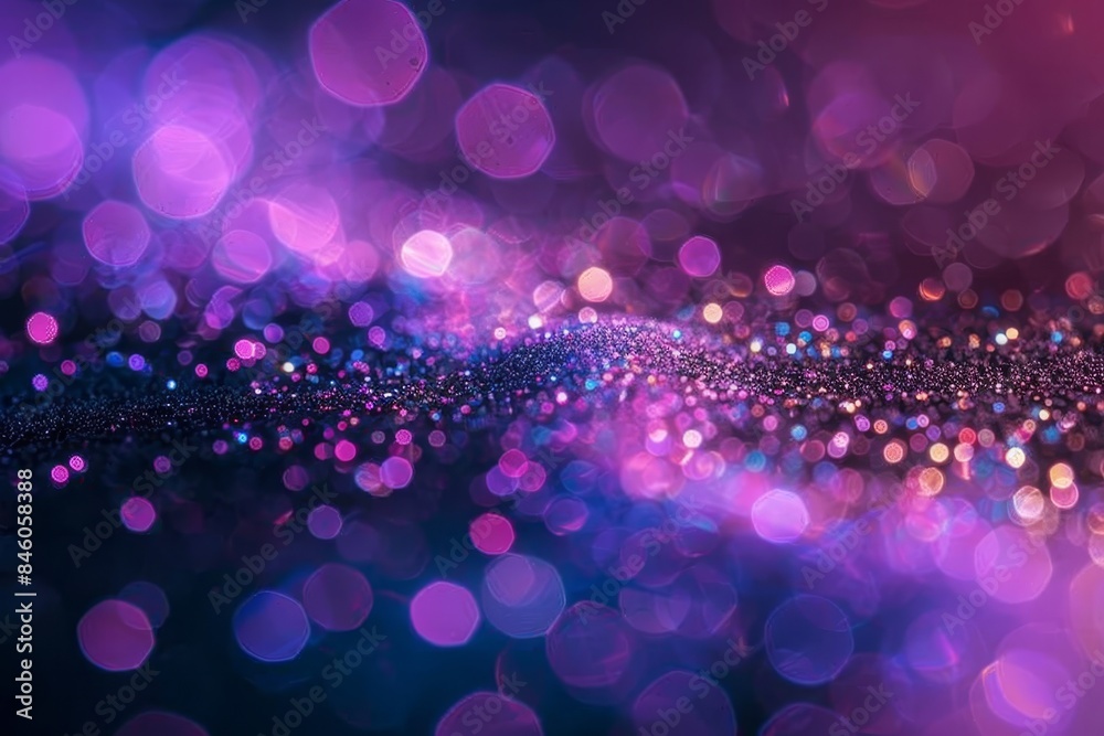 Vibrant purple light burst abstract rays on dark background with pink and gold sparkles Vibrant purple light burst abstract rays on dark background with pink and gold sparkles