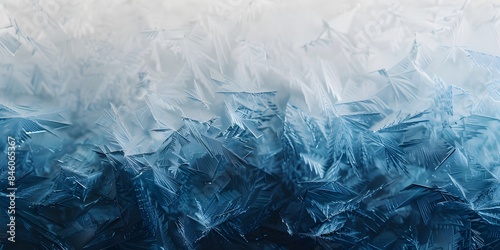 Wallpaper Mural Abstract Blue Ice Crystals Torontodigital.ca