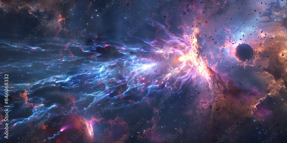 Cosmic Dance of Stars and Nebulae Cosmic Dance of Stars and Nebulae