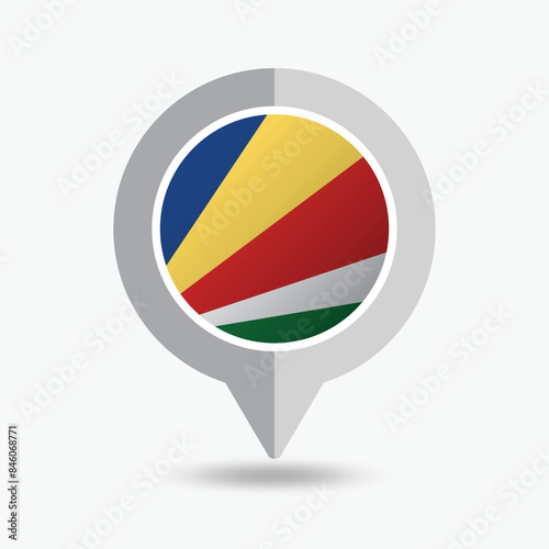 Seychelles Location Pin Icon Vector Illustration Free Download Seychelles Location Pin Icon Vector Illustration - GFXLoad