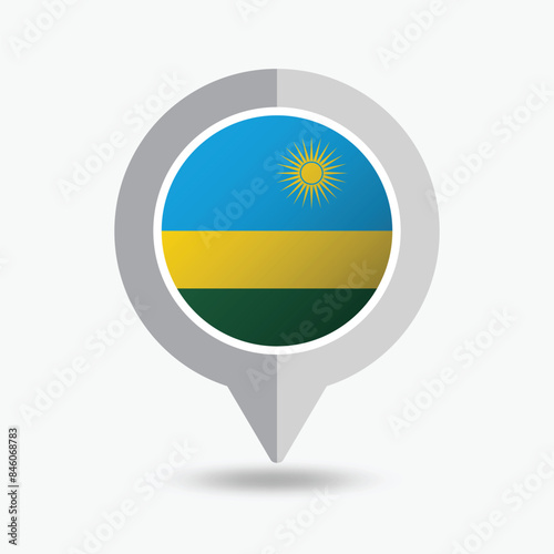 Rwanda Location Pin Icon Vector Illustration Free Download Rwanda Location Pin Icon Vector Illustration - GFXLoad