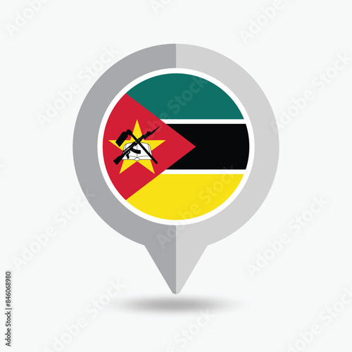 Mozambique Location Pin Icon Vector Illustration Free Download Mozambique Location Pin Icon Vector Illustration - GFXLoad