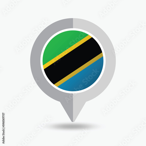 Tanzania Location Pin Icon Vector Illustration Free Download Tanzania Location Pin Icon Vector Illustration - GFXLoad