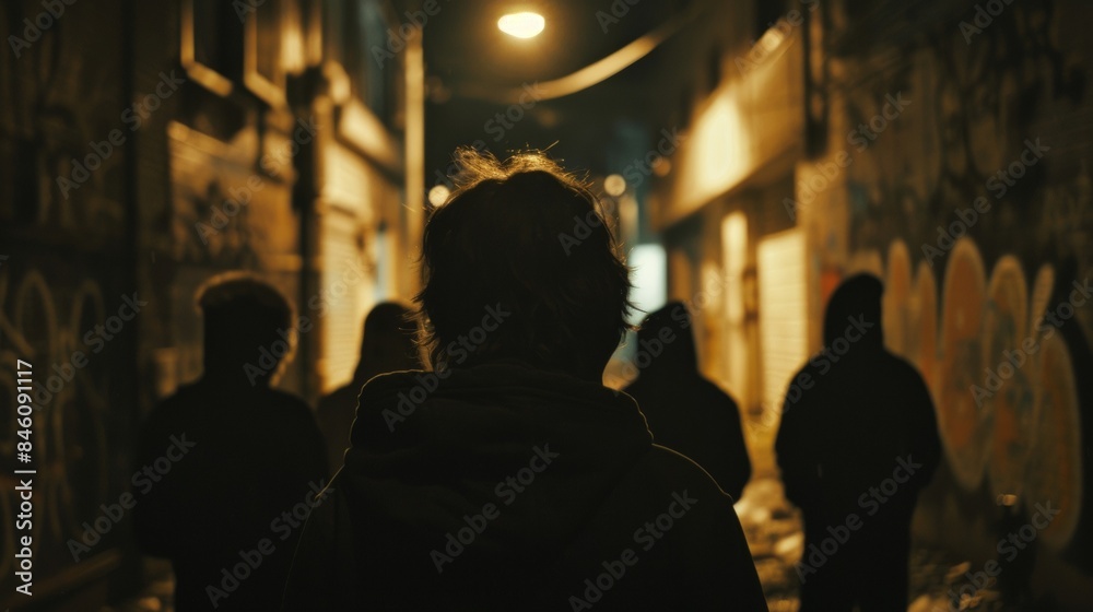 A band of misfits gather in a shadowy alleyway identities masked and intentions unknown. . . A band of misfits gather in a shadowy alleyway identities masked and intentions unknown. . .