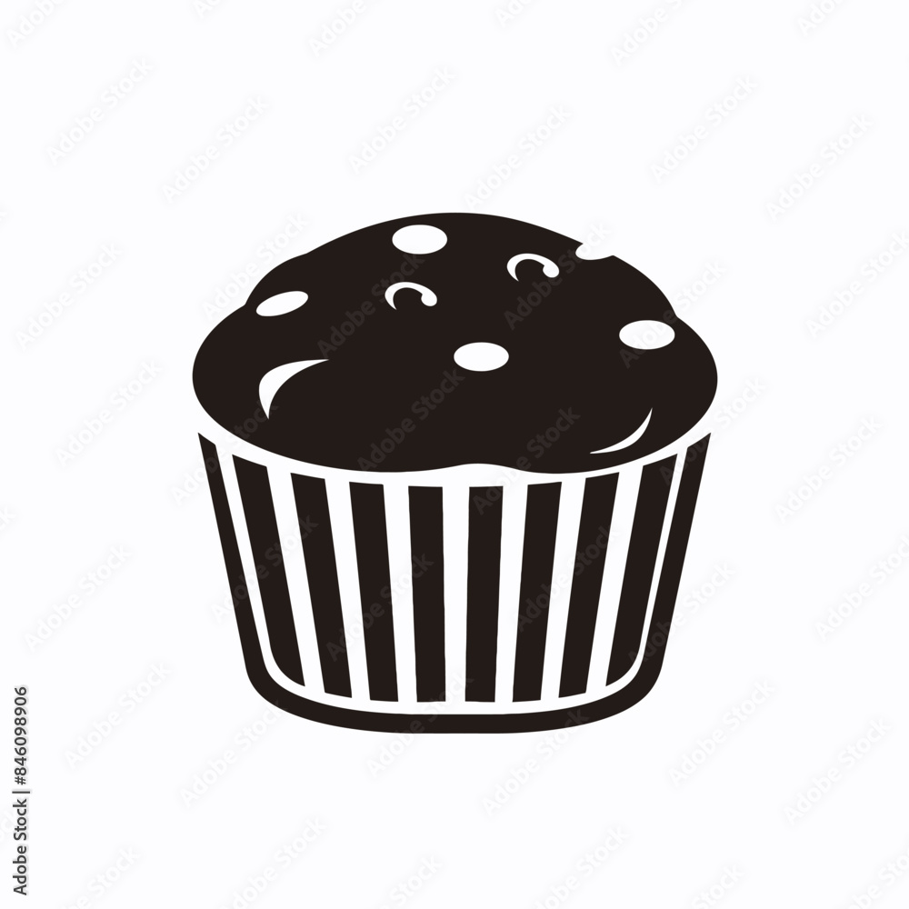 Cupcake Muffin Silhouette Vector Cupcake Muffin Silhouette Vector