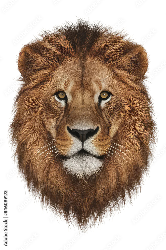 Obraz premium Isolated PNG Lion Wildlife, GENERATIVE AI