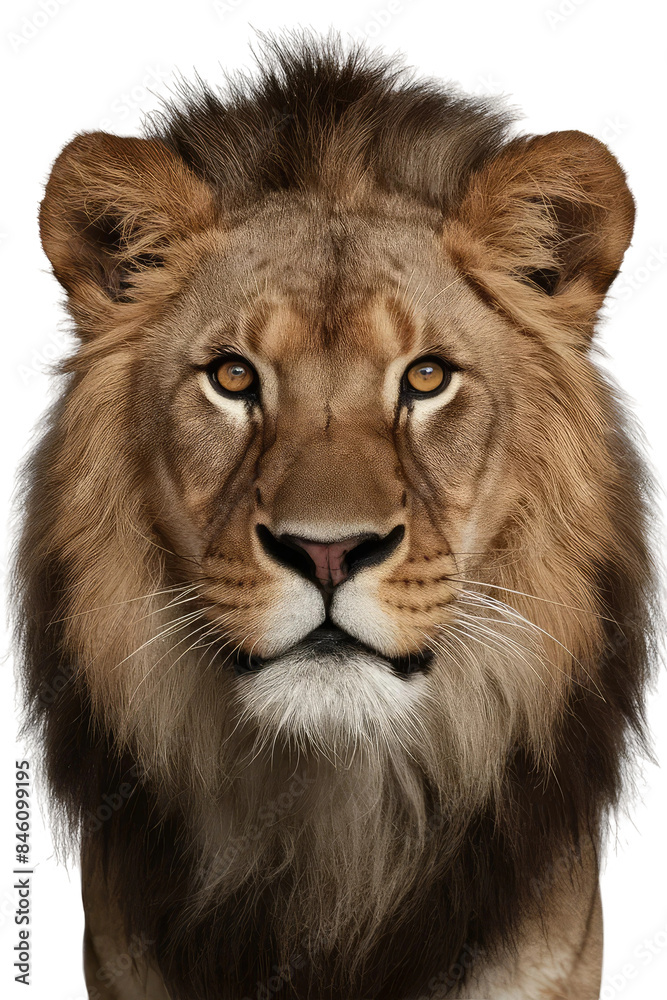 Isolated PNG Lion Wildlife, GENERATIVE AI Isolated PNG Lion Wildlife, GENERATIVE AI