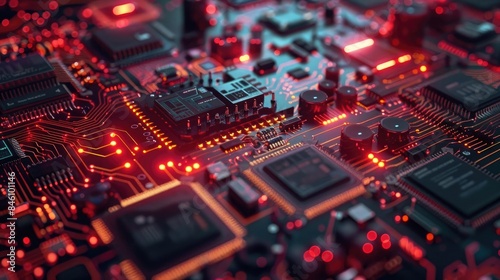 world electrical computer circuit board © Khalif