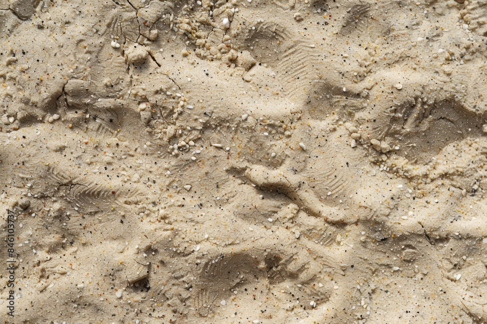 Close up image of sand texture background in a construction site Close up image of sand texture background in a construction site