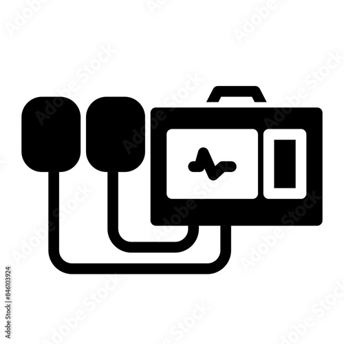 defibrillator machine icon
