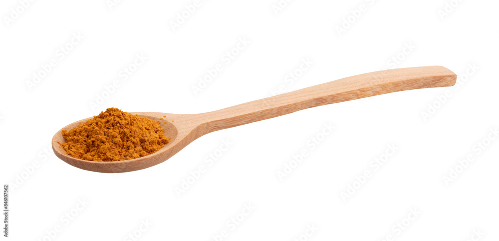 turmeric powder in spoon wooden on transparent png turmeric powder in spoon wooden on transparent png