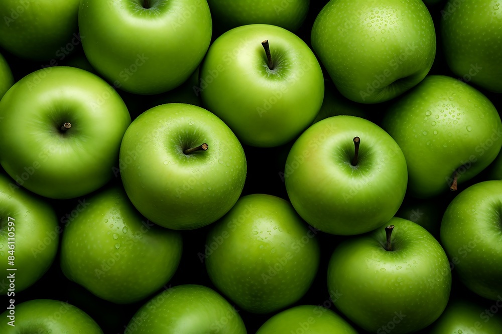 Green apples background. Fresh Green apples as background Green apples background. Fresh Green apples as background