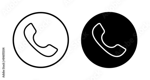 Call icon vector isolated on white background. Phone icon vector. mobile phone. telephone icon