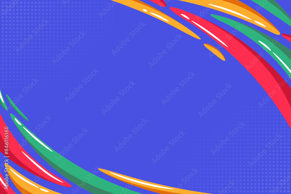 Abstract sport background with liquid splashes in the corners. Flat vector background illustration Abstract sport background with liquid splashes in the corners. Flat vector background illustration