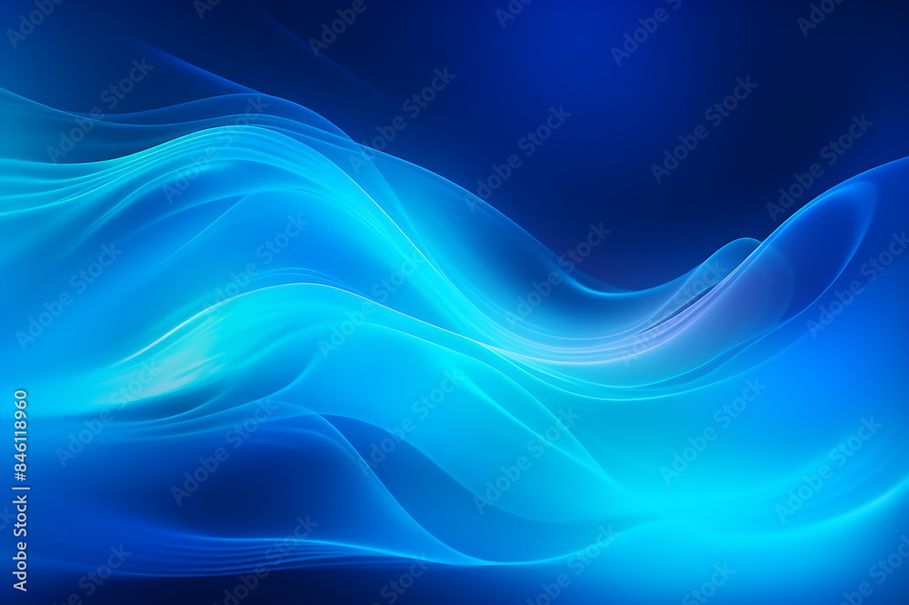 Abstract blue background with smooth lines, futuristic wavy illustration. Vector design Abstract blue background with smooth lines, futuristic wavy illustration. Vector design