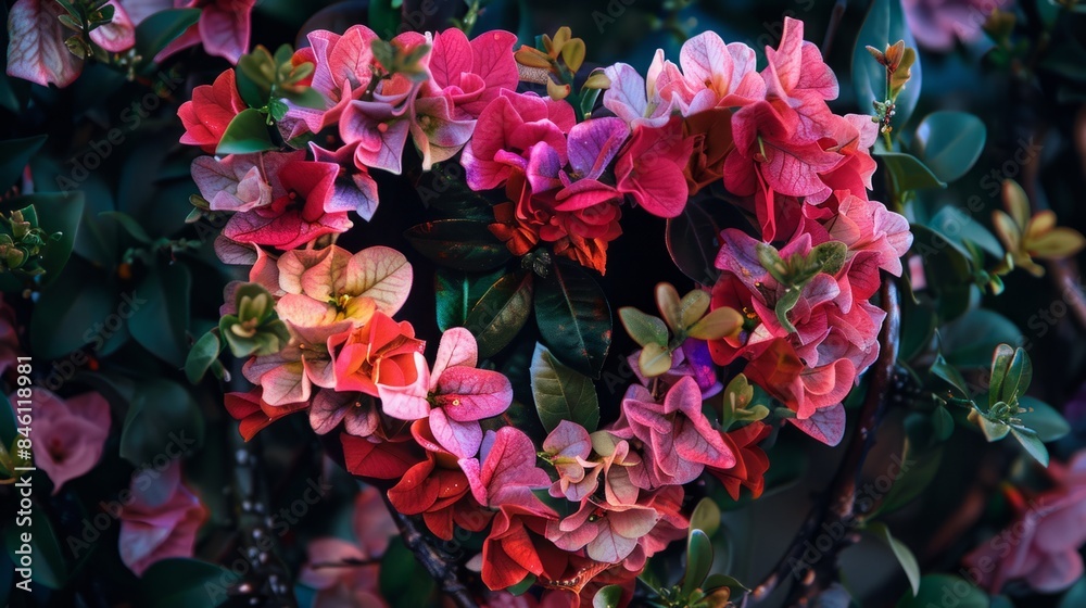 heart of flowers generative ai