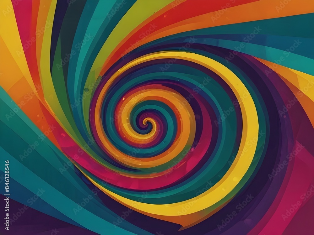 Abstract Colorful Swirl Background, generative AI Abstract Colorful Swirl Background, generative AI