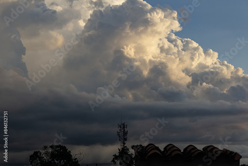 Photography beautiful sky and clouds
