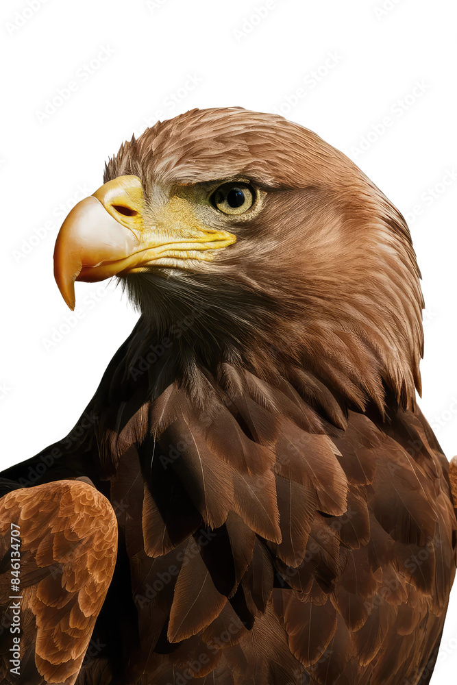 Naklejka premium Isolated PNG Eagle Bird, GENERATIVE AI