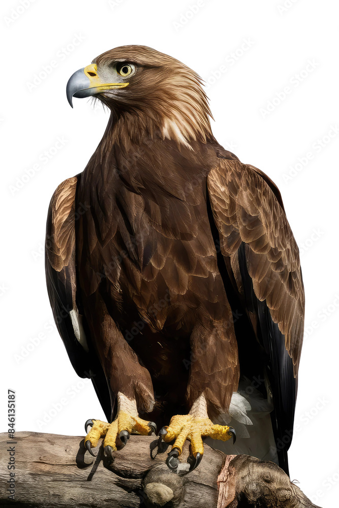 Fototapeta premium Isolated PNG Eagle Bird, GENERATIVE AI