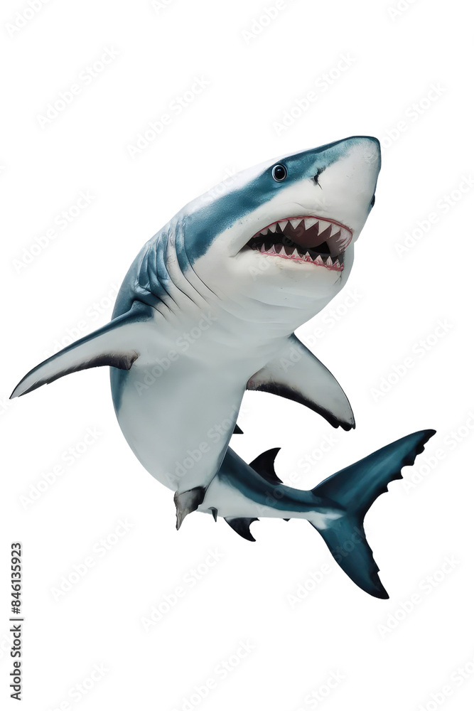 Isolated PNG Shark Fish, GENERATIVE AI