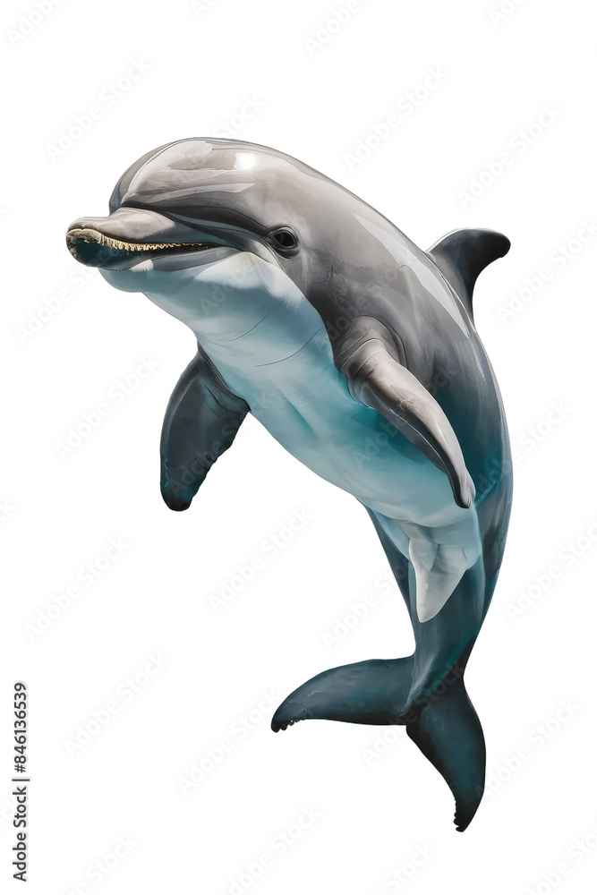 Isolated PNG Dolphin Animal, GENERATIVE AI