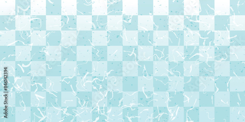 和柄　青　模様　背景	