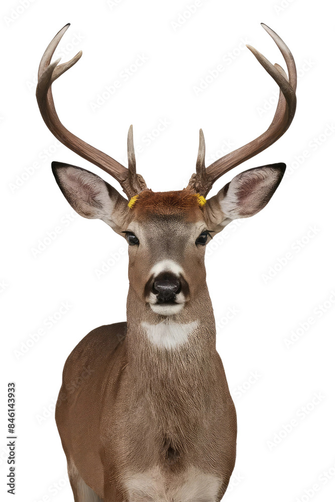 Isolated PNG deer, animal, GENERATIVE AI Isolated PNG deer, animal, GENERATIVE AI
