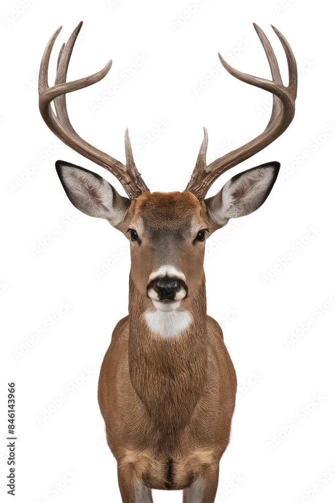 Isolated PNG deer, animal, GENERATIVE AI Isolated PNG deer, animal, GENERATIVE AI