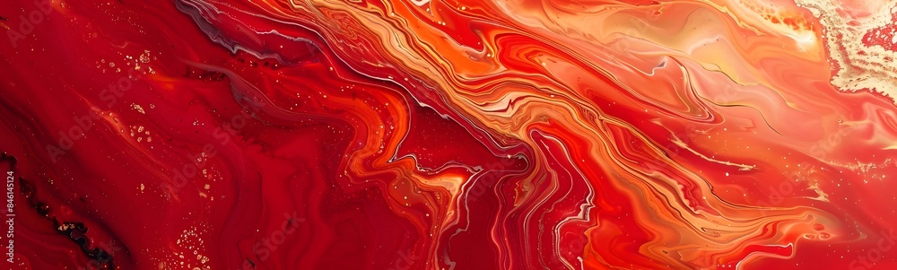 Abstract red paint background. Color gradient texture. Liquid mix fluid blend surface. Acrylic marble effect layer technique Abstract red paint background. Color gradient texture. Liquid mix fluid blend surface. Acrylic marble effect layer technique