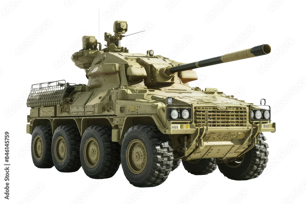 Isolated PNG Military Tank, GENERATIVE AI Isolated PNG Military Tank, GENERATIVE AI