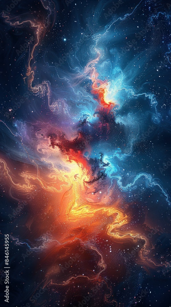 Colorful nebula and star in space an artistic exploration of beauty and wonder in the cosmos Colorful nebula and star in space an artistic exploration of beauty and wonder in the cosmos