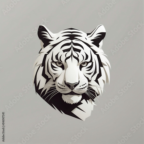 zoomed in white tiger , Endangered, Bengal, Rare, Predator, Feline, Melanistic, Conservation, 