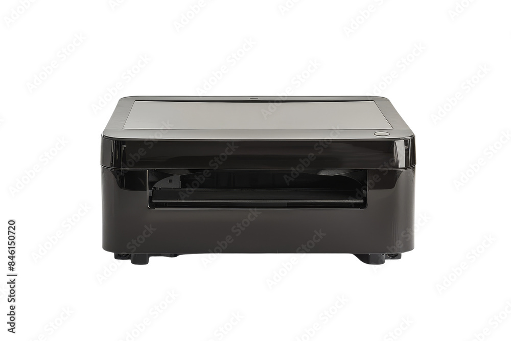 Black Laser Printer Isolated on White Background Black Laser Printer Isolated on White Background