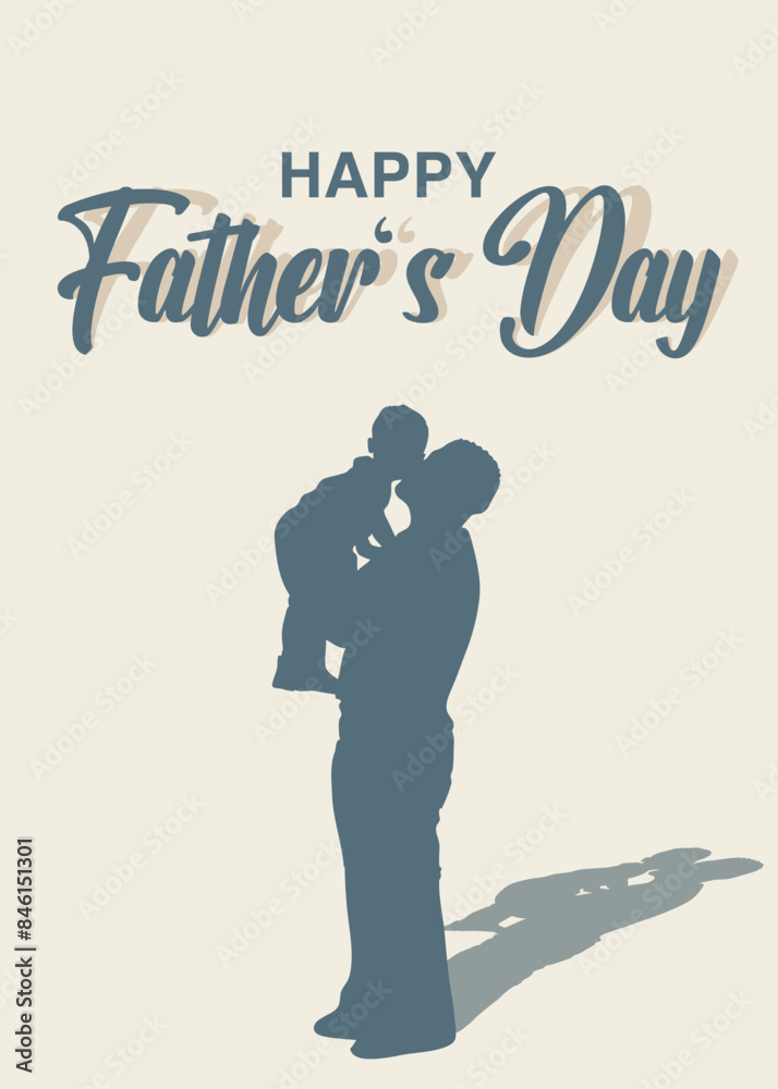 Modern trend World Father's Day International Days celebration Poster Design element vector Modern trend World Father's Day International Days celebration Poster Design element vector