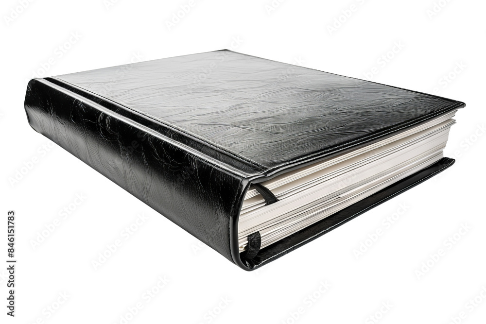 Obraz premium Black Leather Bound Book