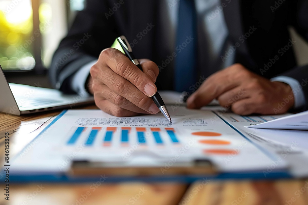 A financial advisor conducting a risk assessment for a client. financial advisor conducting A financial advisor conducting a risk assessment for a client. financial advisor conducting