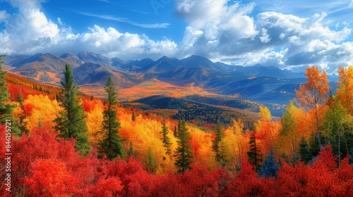 Colorful Autumn Slopes