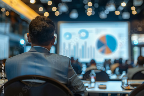 An investor attending an annual shareholder meeting of a company. investor attending photo