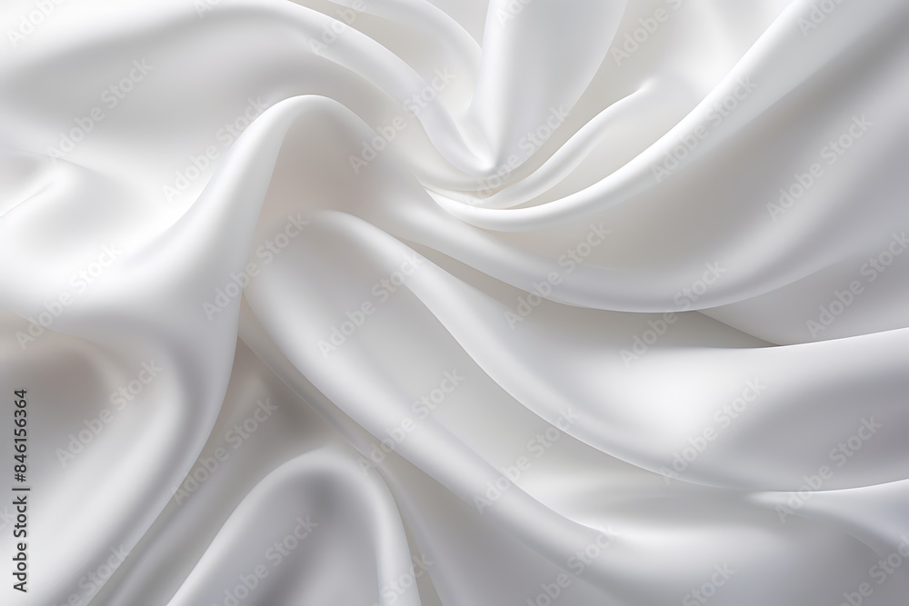 Obraz premium Cloth Background, White Fabric Texture